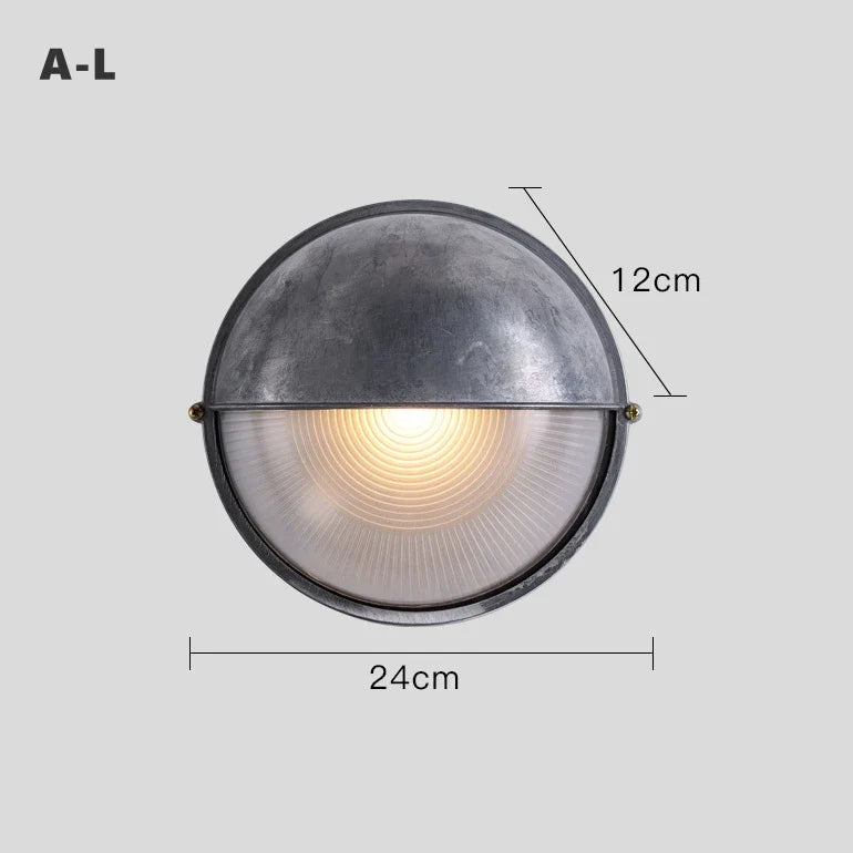 applique murale led rétro industrielle étanche pour extérieur et jardin
