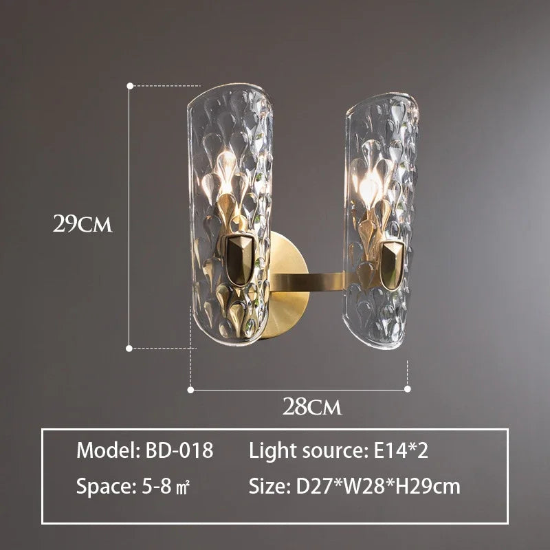 applique murale en cristal design bouclier luxe pour intérieur décoratif