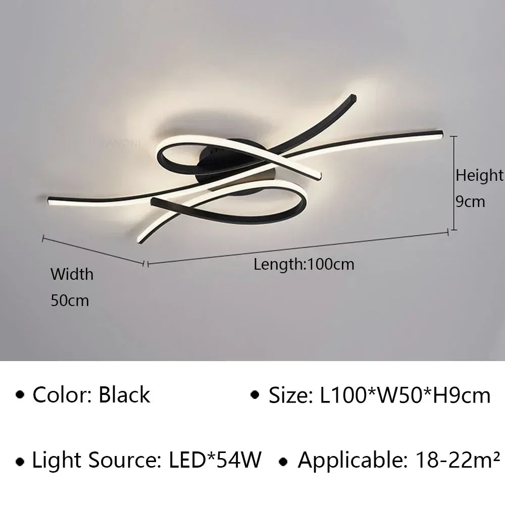 plafonnier led moderne pour hôtel et intérieur