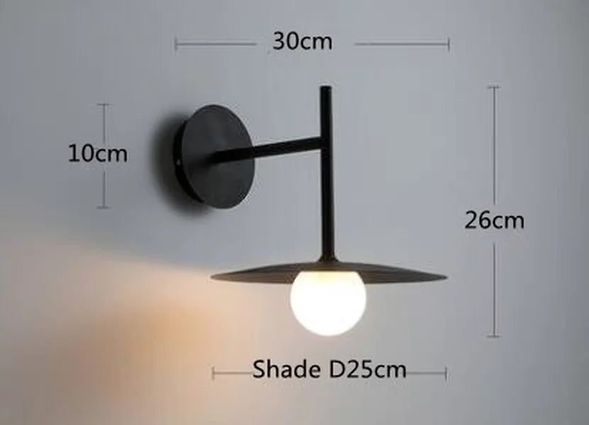 applique murale led moderne à bras mobile simple