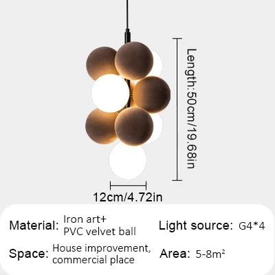 Abstracta – lustre LED à bulles