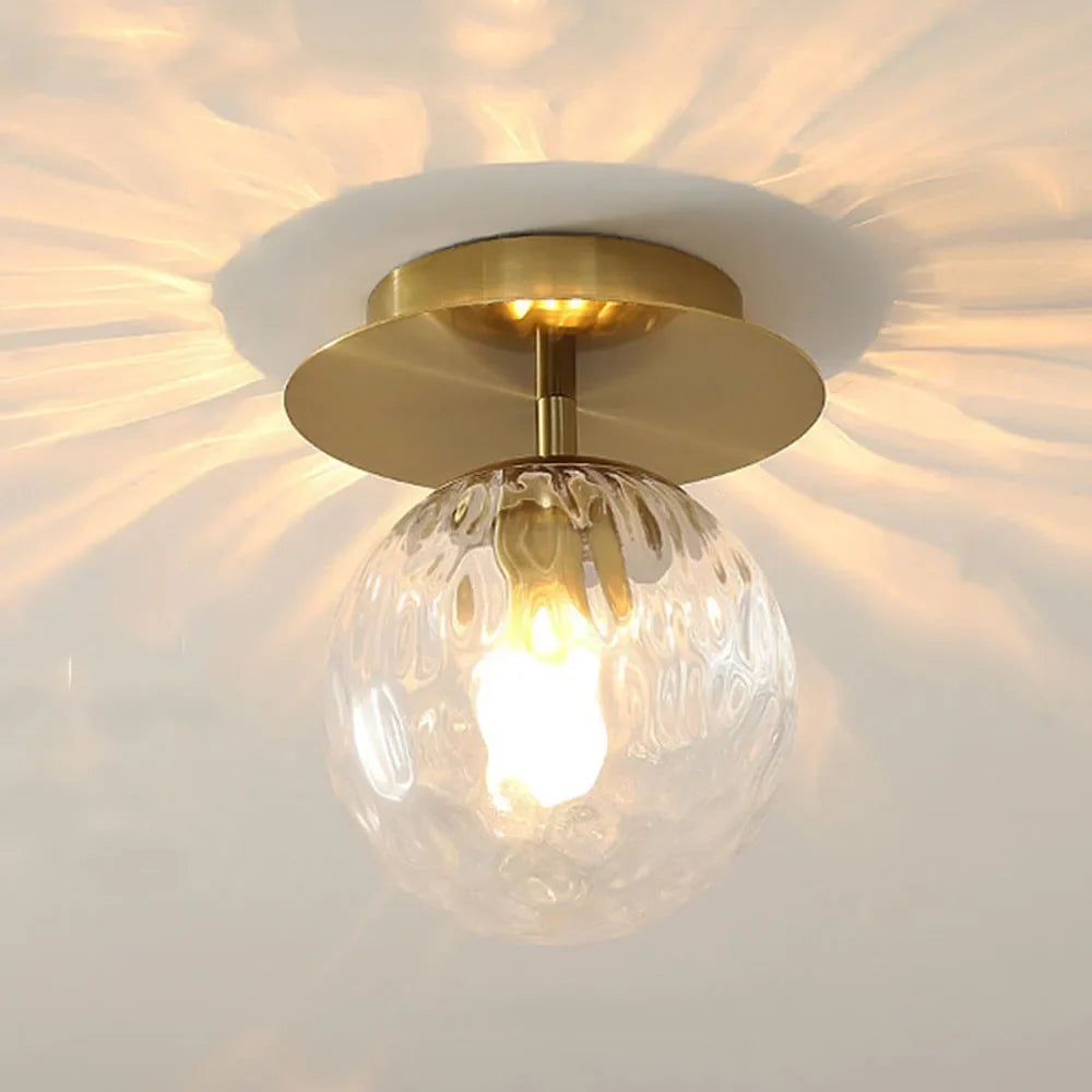 plafonnier moderne en verre design pour un éclairage élégant
