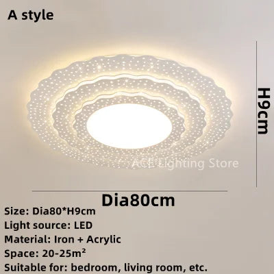 plafonnier led moderne pour éclairage intérieur personnalisé