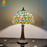 lampe à poser tiffany style méditerranéen antique pour décoration intérieure
