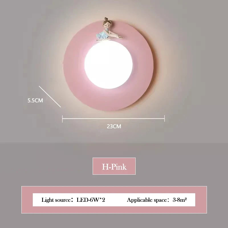 applique murale lumineuse pour chambre de fille moderne et chaleureuse