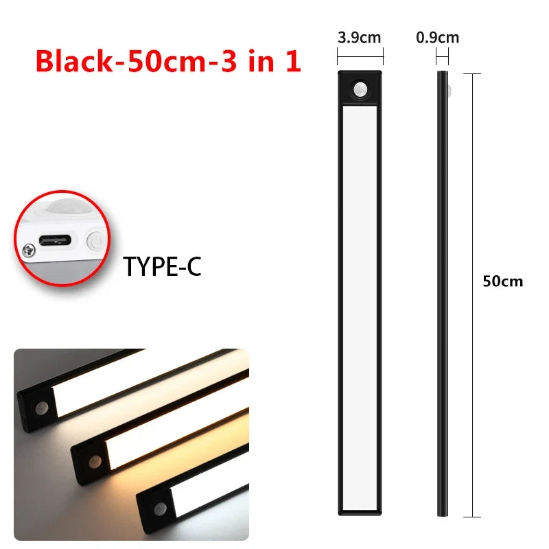 Lumières LED Ultra fines avec capteur de mouvement