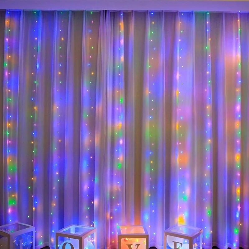 guirlande lumineuse led avec télécommande et 8 modes décoratifs