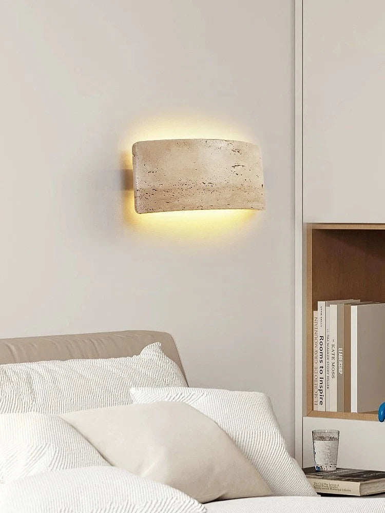 applique murale led wabi-sabi étanche pour jardin et intérieur