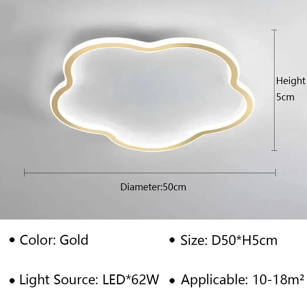 lustre moderne à leds pour décoration intérieure élégante