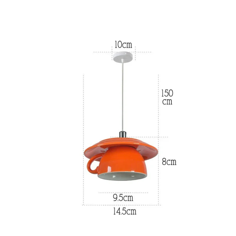lampe suspension céramique moderne led