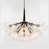 suspension moderne en verre pour décoration intérieure élégante