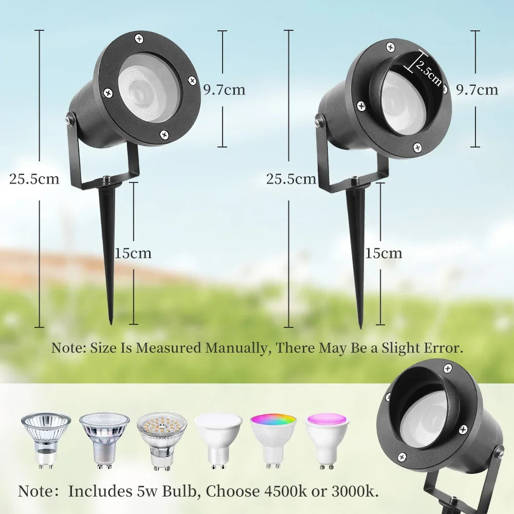lampe led extérieure pour jardin éclairage paysager étanche et décoratif