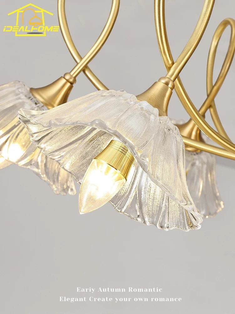 lustre rétro médiéval en cuivre et bois massif pour intérieur