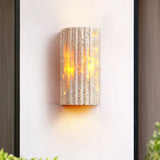 applique murale led en pierre pour décoration extérieure et ambiance chaleureuse