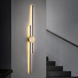 applique murale led minimaliste en laiton pour restaurant