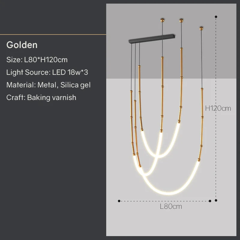 lustre moderne suspendu design minimaliste pour bar ou restaurant