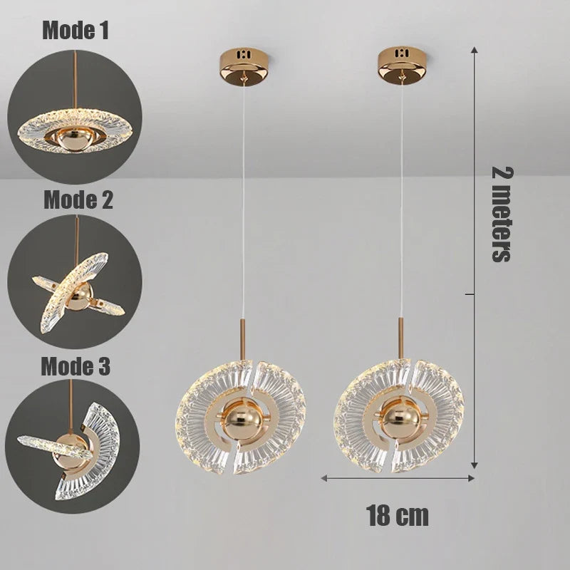 lustre led nordique décoration intérieure suspension