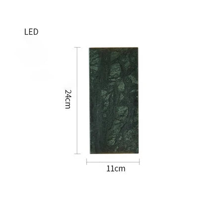 applique murale losange en marbre style célébrité led moderne