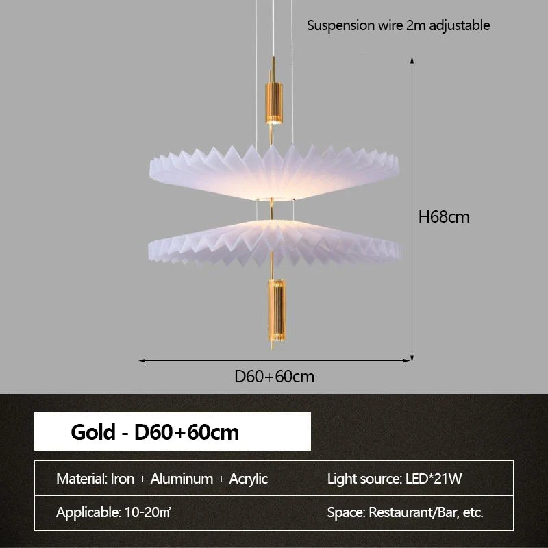 lustre minimaliste led art créatif pour intérieur moderne