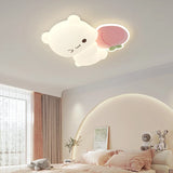 plafonnier led ours cartoon motif fruits pour enfants