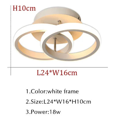 lustre led moderne pour allée couloir et intérieur