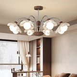 lustre médiéval à fleurs style rétro pour ambiance agréable