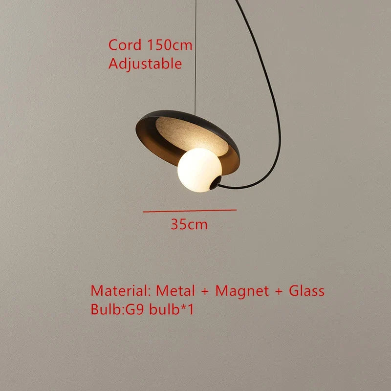 applique murale led moderne design créatif éclairage mobile en métal
