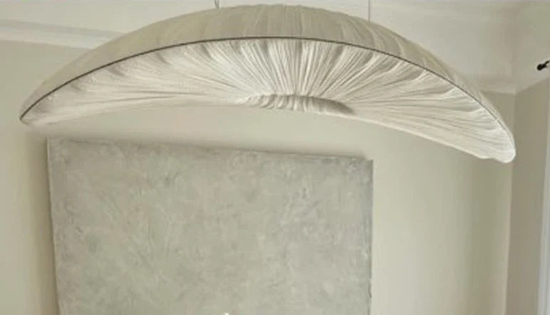 Lustre en tissu marin de luxe style voilier