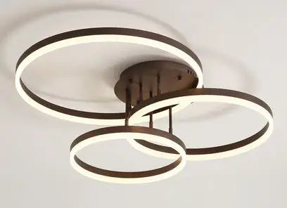 Modern LED super bright circular ceiling light in living room, Nordic restaurant light, minimalist bedroom ceiling light fixture