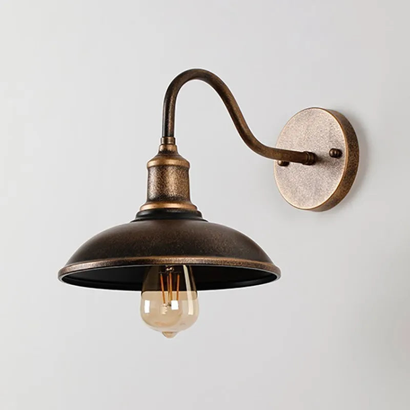 Vintage étanche applique murale lampe extérieure pour balcon porte cour couloir jardin industriel E27 appliques luminaire