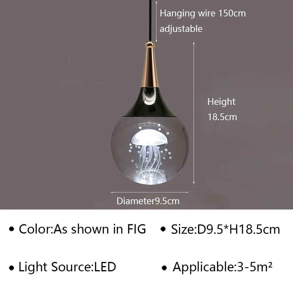 lustre cristal led design pour décoration intérieure moderne