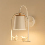 applique murale moderne led en forme d'oiseaux pour décoration