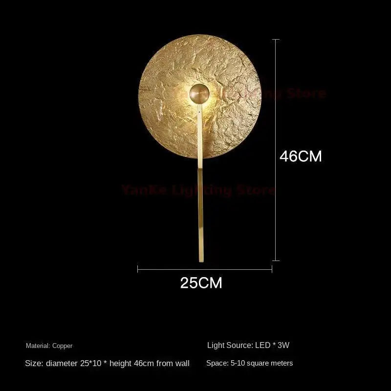 Nordic light luxury strip bubble glass wall lamp designer decorates bedroom bedside lamp, living room background wall wall lamp