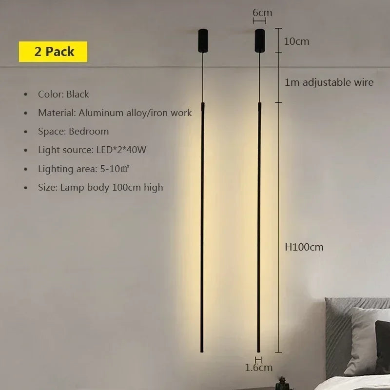 suspension à led moderne pour décoration intérieure élégante
