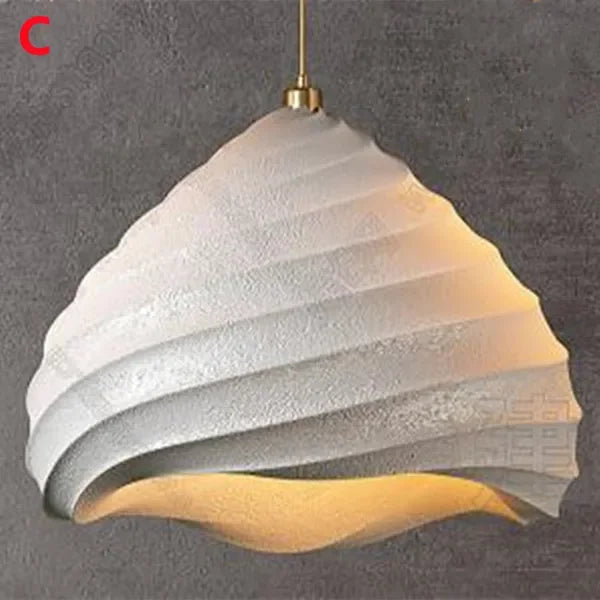 Nordic Wabi-Sabi Wind Chandelier Dining Room LED Pendant Lights Bedroom Study Suspend Lamp Home Decor Cafe Hanging Lamps Fixture