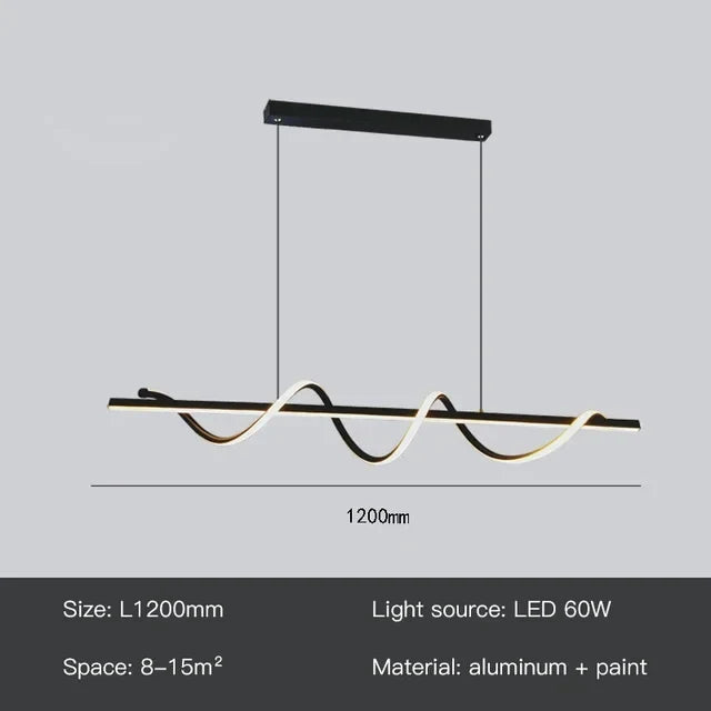 suspension moderne avec lumières led réglables design élégant décor intérieur