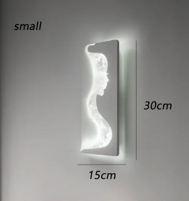 applique murale led nuage moderne pour décoration intérieure lumineuse