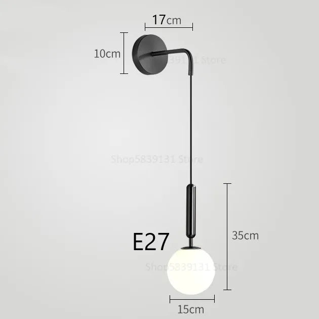 applique murale led moderne simple style nordique décoratif luxe