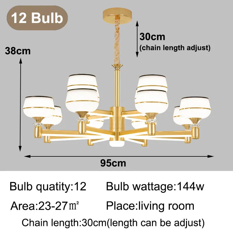 lustre moderne led design nordique pour intérieur élégant