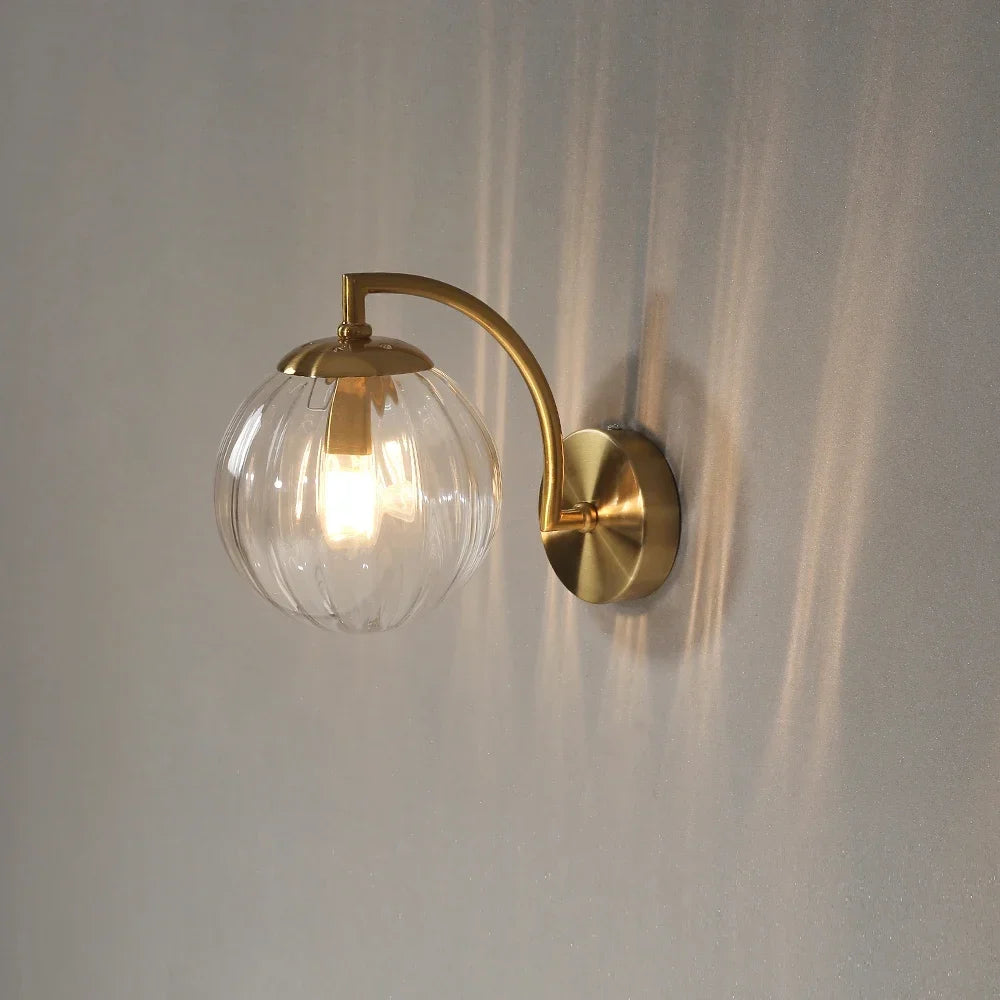 Applique murale led verre nordique