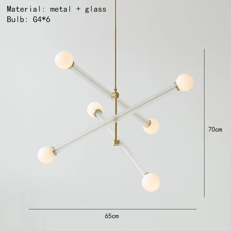 lustre design minimaliste art déco éclairage suspendu