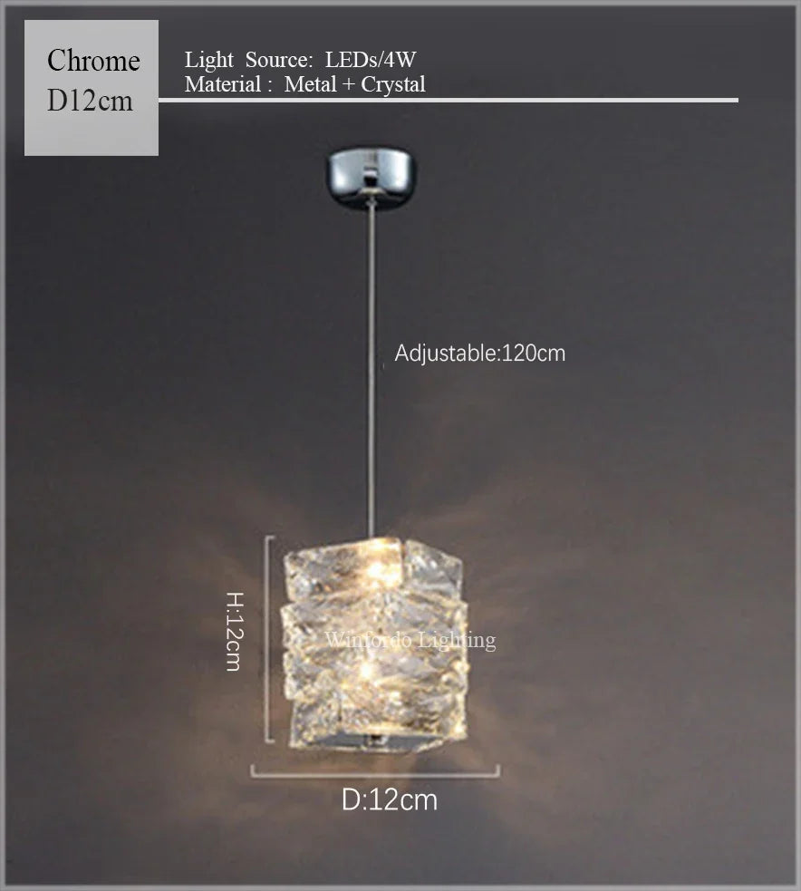 2024 Luxury K9 Crystals Chandelier Led Pendant Lights Steel Luxury Hanging Lamp Fixtures For Home decoration