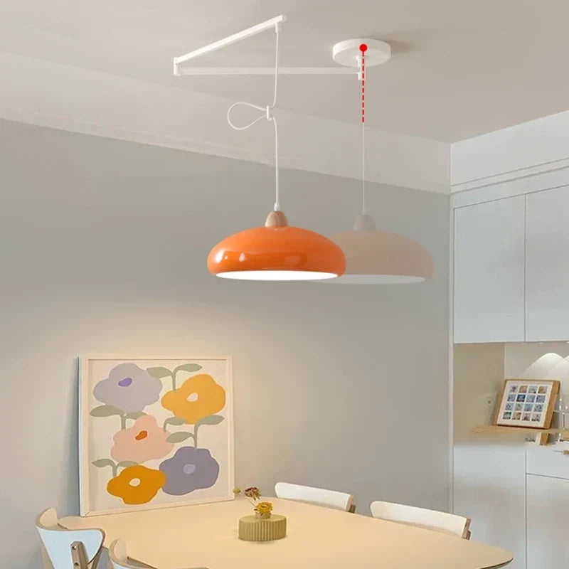 lustre led avec bras réglable pour bar et restaurant