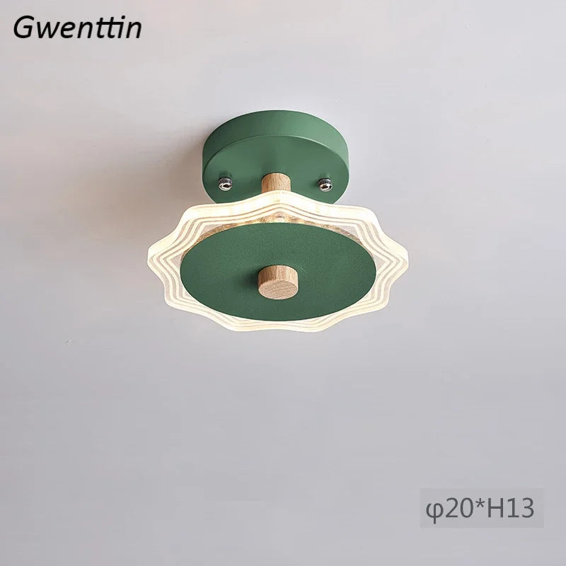 plafonnier moderne nordique led interchangeable pour intérieur élégant