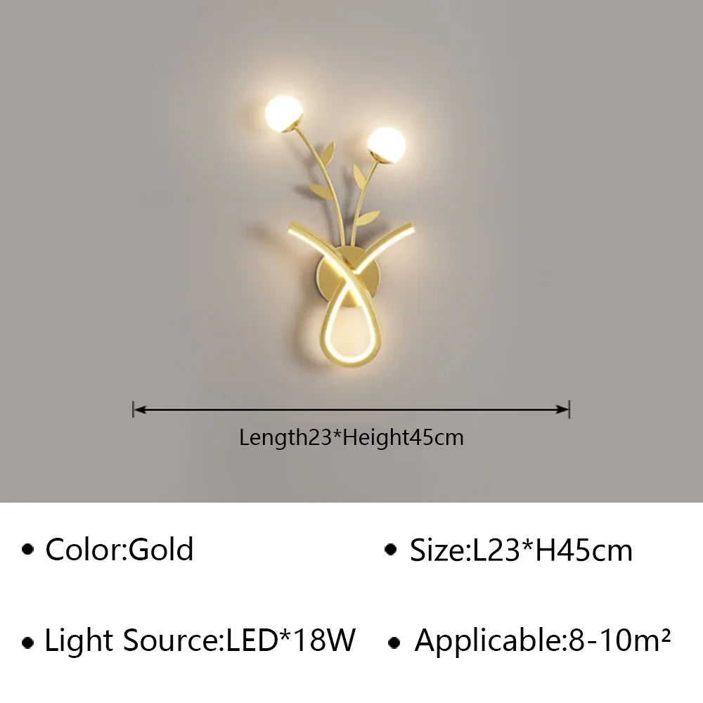 applique murale led moderne pour décoration intérieure élégante