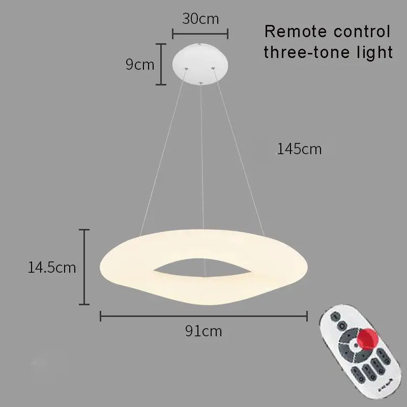 lustre moderne nordique nuage led décoration suspendue