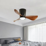 plafonnier ventilateur à conversion de fréquence style nordique simple