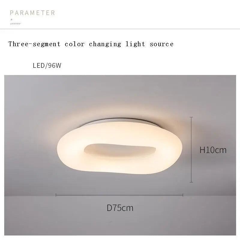 lustre moderne nordique nuage led décoration suspendue