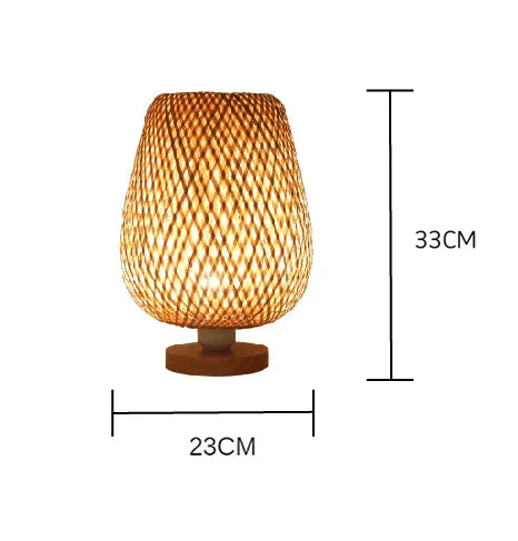 lampadaire en rotin naturel fait main pour intérieur et extérieur
