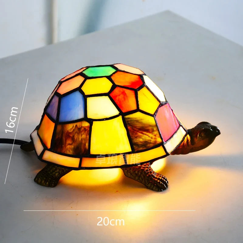 lampe de chevet tortue veilleuse led décorative pour enfant